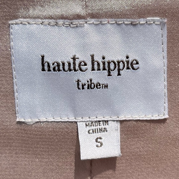 Haute Hippie Tribe Tie Dye asymmetrical Motorcycle jacket size small - Picture 3 of 16